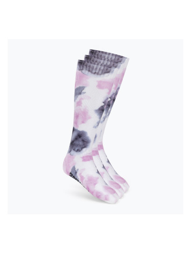 Дамски скоирски чорапи  Surfanic Pro Tech 3Pk Watercolour Sock pink purple