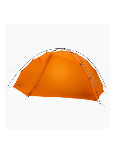 Туристическа палатка за 2 души 3F UL GEAR Taiji 2P 15D Silicone оранжева
