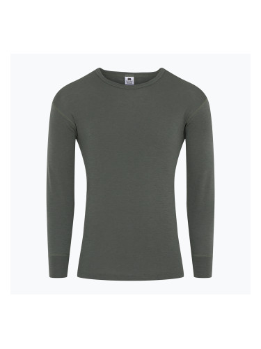 Мъжки термоактивен суитшърт Dovre Wool khaki