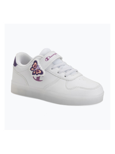 Детски обувки Champion GLW G PS Low Cut white/purple