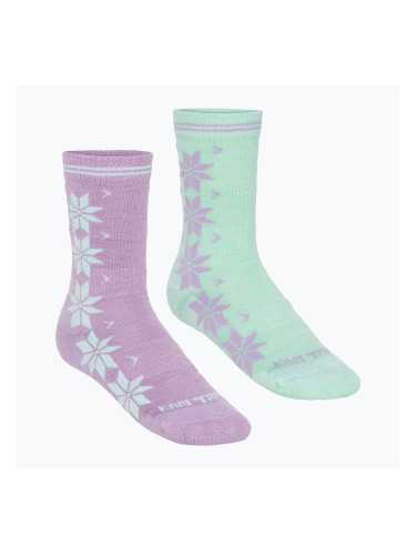 Дамски чорапи KARI TRAA Vinst 2 pack jelly mint