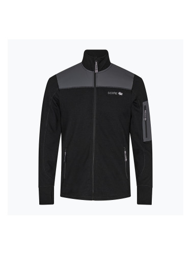 Мъжки скиорски суитшърт Dovre Outlayer Fleece Full Zip black