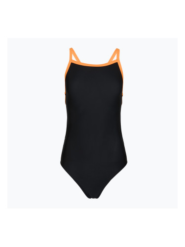 Дамски цял костюм за плуване Clap Jednowarstwowy black/orange