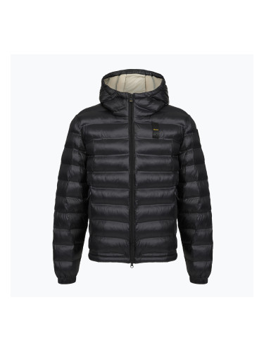 Мъжко яке Blauer USA Charles black inside mist grey