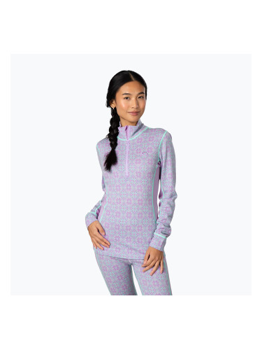 Дамски термоактивен суитшърт KARI TRAA Rose Half Zip lily