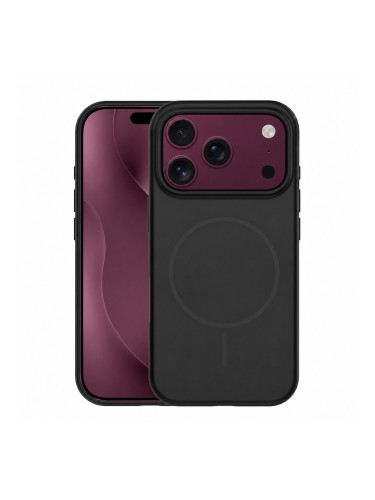 Кейс Silicone Thin Mag за iPhone 17 Pro Max / 18 Pro Max, черен