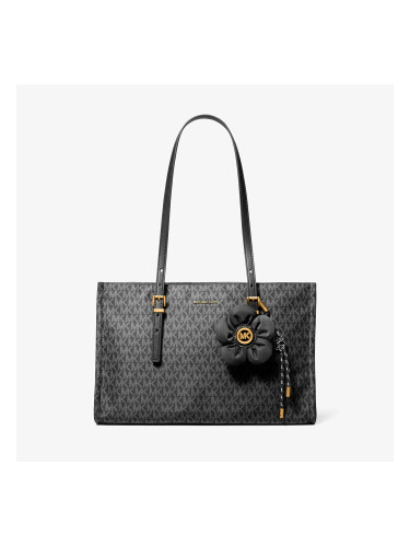 Michael Kors Md Ew Tz Tote W Charm Black Universal