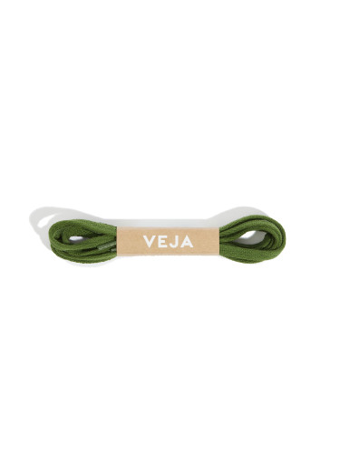 Veja Laces Canvas Militar Unisex - Връзки за обувки Veja - Зелен - LA0121152D-125cm - Size: 125cm