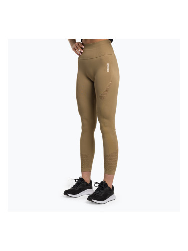 Дамски клинове за тренировка Gymshark Energy Seamless biscotti кафяво/бяло