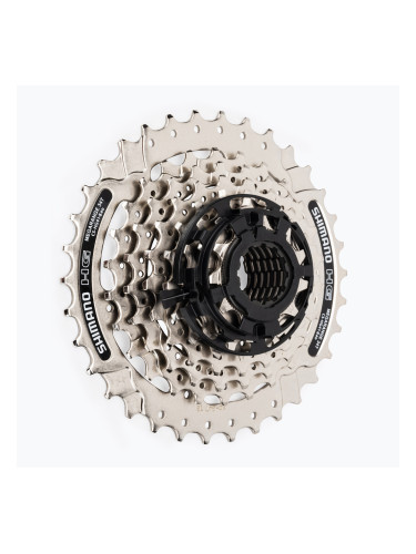 Shimano Acera CS-HG41 11-34 сребърна 8-редна велосипедна касета ACSHG418134