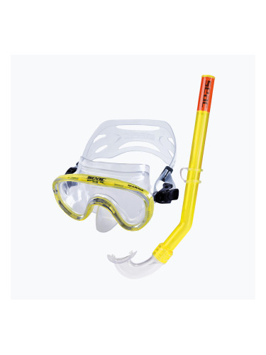 Детски комплект за гмуркане с шнорхел SEAC Marina yellow