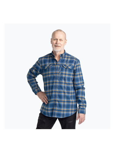 Мъжка риза Pinewood Abisko Hiking Flanell d.azur blue
