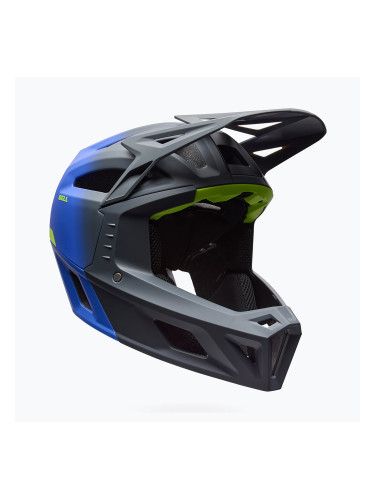 Велосипедна каска Bell Full-Air MIPS grid electric blue