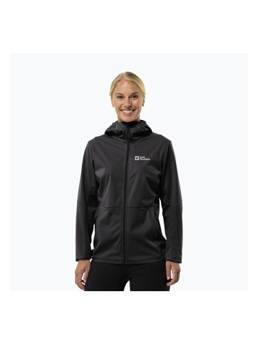 Дамско софтшел яке Jack Wolfskin Feldberg Hoody black