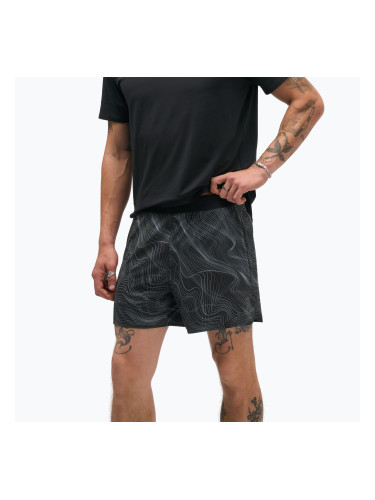 Мъжки шорти за бягане HOKA Glide Short 5" Brief CLF PRT black/white