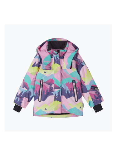 Детско скиорско яке Reima Kiiruna grey pink
