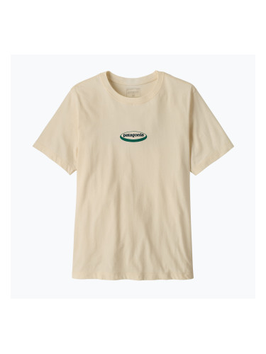 Мъжка тениска Patagonia '95 Oval Logo undyed natural