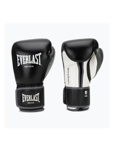Боксови ръкавици Everlast Powerlock OG H&L Leather Advanced Training black/white