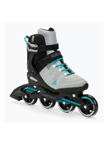 Дамски ролери Rollerblade Spark 80 grey/turquoise