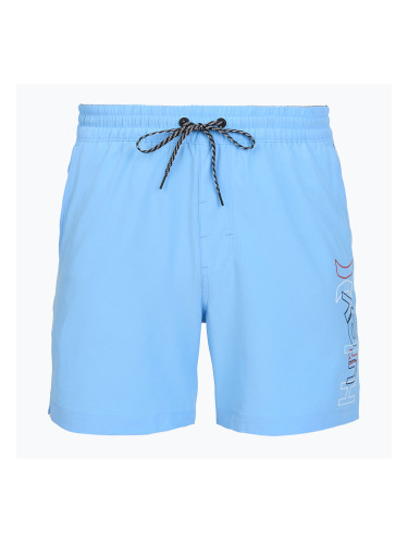 Мъжки плажни шорти Hurley Crossover Volley Swim Short Photo Blue