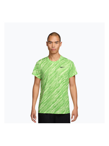 Мъжка фланелка за тенис Nike Court Dri-Fit Victory Print mean green/black