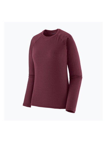 Дамски термоактивен суитшърт Patagonia Capilene Termal Weight Crew berry fig