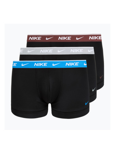 Мъжки боксерки Nike Cotton Stretch Trunk 3 pack open black