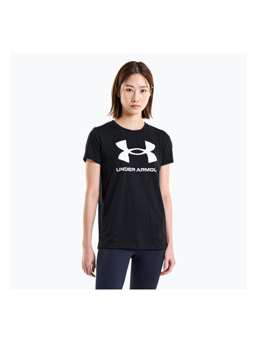 Дамска тениска с логото на Under Armour Rival hydro black/white