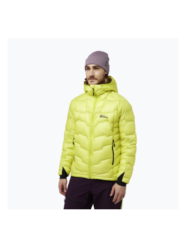 Мъжко пухено яке Jack Wolfskin Alpspitze Down Hoody firefly