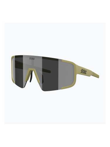 Слънчеви очила Bliz P003 matte amber green/smoke silver mirror