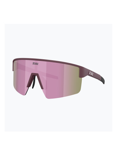 Слънчеви очила Bliz P004 Small matte burgundy/brown rose multi