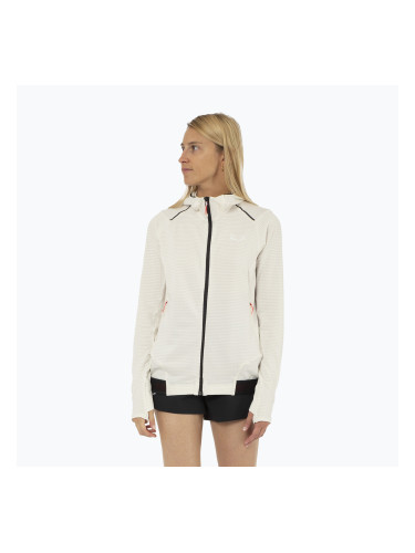Дамски суитшърт за трекинг Salewa Pedroc PL Hooded white