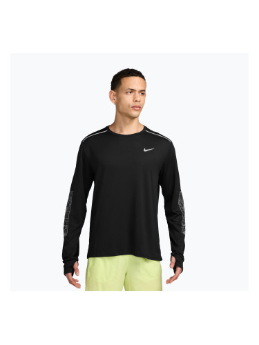 Мъжка блуза за бягане с дълъг ръкав Nike Miler black