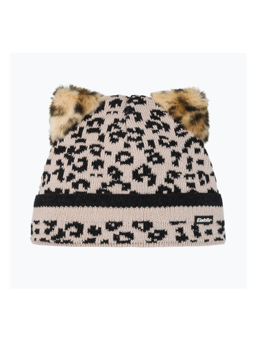 Детска зимна шапка Eisbar Stephie beige/leopard print