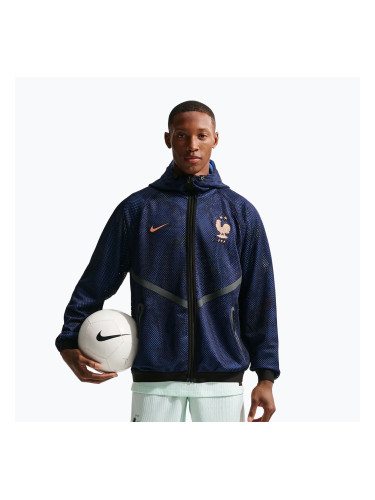 Мъжко футболно яке Nike FFF Dri-FIT Soccer Anthem blackened blue/metallic copper