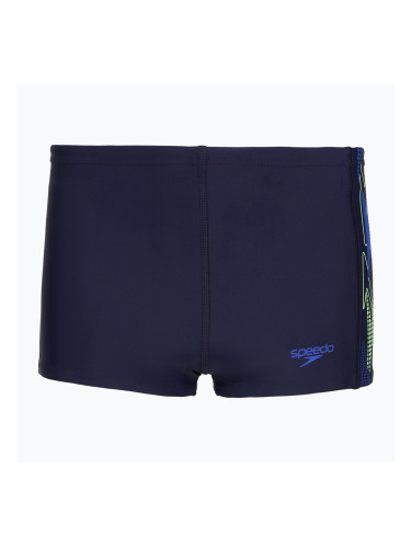 Момчешки бански боксерки Speedo Plastisol Placement Aquashort peacoat/deepsapphire