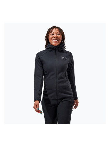 Дамски суитшърт Berghaus Heuberg Fleece Hoodie jet black/grey pinstripe marl