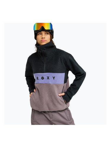 Дамски поларен суитшърт ROXY Icedrift Layer true black