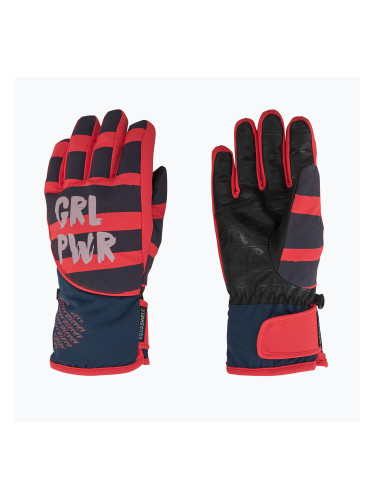 Детски скиорски ръкавици ZIENER Liwa Aquashield PR fiery red