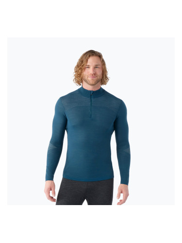 Мъжки термо суитшърт Smartwool Intraknit Thermal Merino Base Layer 1/4 Zip twilight blue
