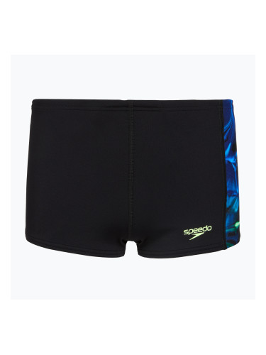 Момчешки бански боксерки Speedo Digital Panel Aquashort Anthracite/Clover