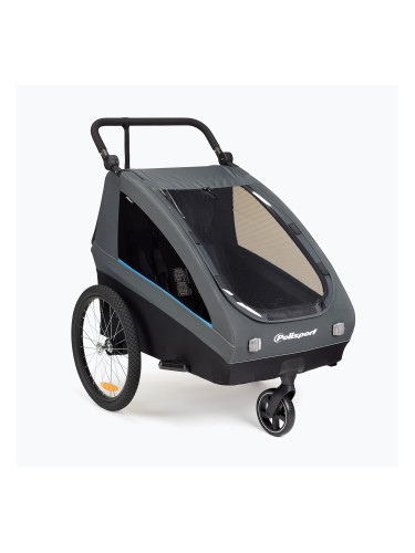 Велосипедно ремарке  Polisport Kids Trailer&Stroller black/grey