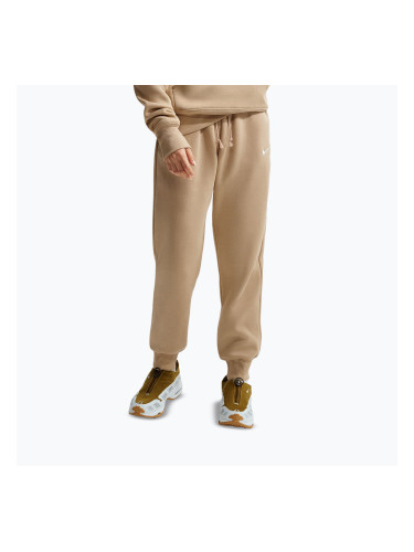 Дамски панталони Nike Sportswear Phoenix Fleece Mid-Rise linen/sail