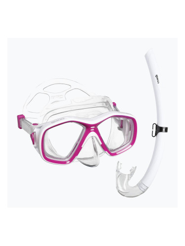 Детски комплект за шнорхелинг Mares Tapu Jr pink/white/clear