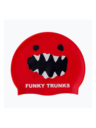 Плувна шапка Funky Trunks Silicone red monster