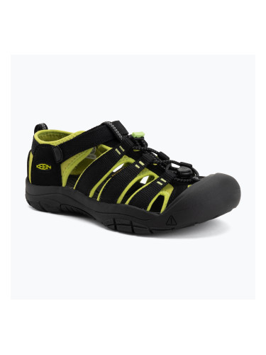 Детски сандали KEEN Newport H2 black/lime green