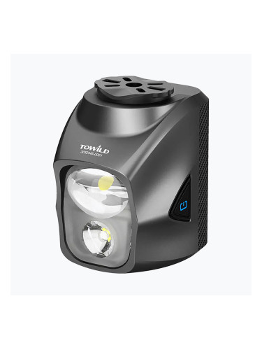 Преден велосипеден фар Towild DL1700 black