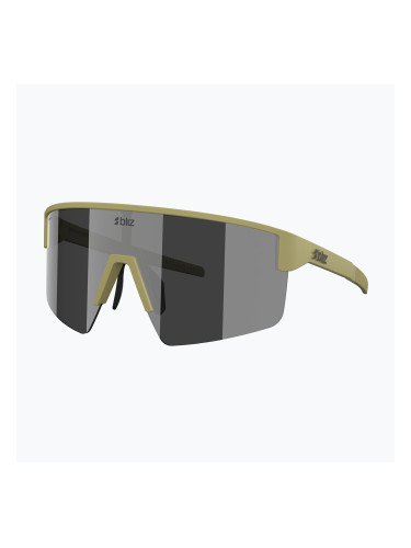 Слънчеви очила Bliz P004 matte amber green/smoke silver mirror