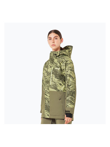 Дамско яке за сноуборд Oakley TNP TBT Insulated duality swirl dbl green
