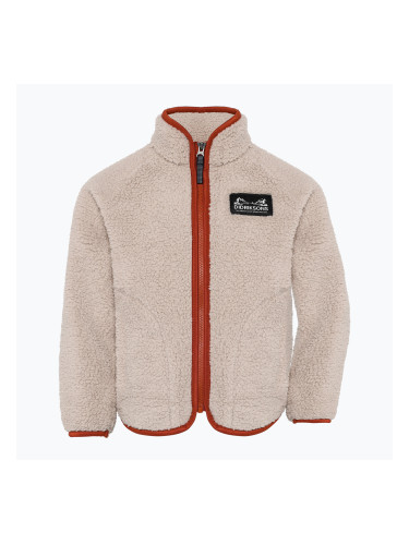 Детски поларен суитшърт Didriksons Gibbsc 2 Fz beach beige/rust